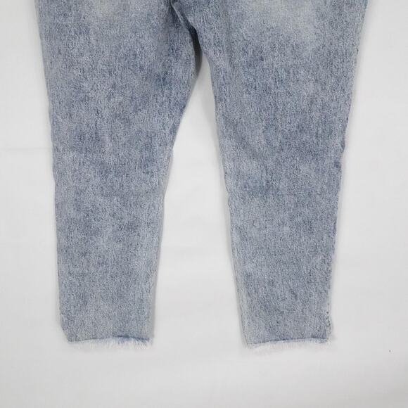 KanCan Jeans Womens 11 29 Blue Distressed High Rise Ankle Skinny Raw Hem Denim - Picture 8 of 15